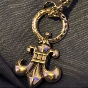 Chrome Hearts .925 Silver fleur de lis necklace 
Mint condition.